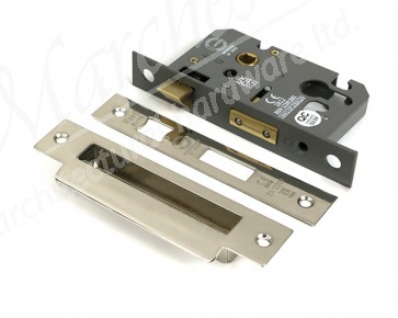 2½" Euro Profile Sash Lock - Polished Nickel