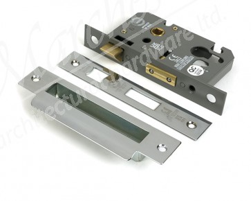 2½" Euro Profile Sash Lock - Polished Chrome