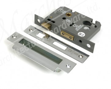 3" Euro Profile Sash Lock - Polished Chrome