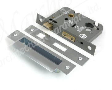 3" Euro Profile Sash Lock - Satin Chrome