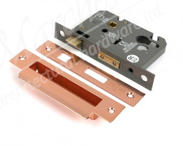 3" Euro Profile Sash Lock - Polished Bronze