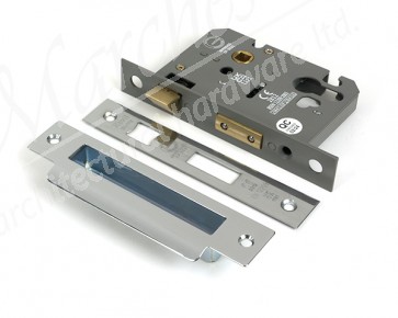 3" Euro Profile Sash Lock - Polished Stainless Steel