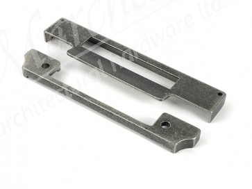 ½" Rebate Kit for Euro Sash Lock - Pewter Patina