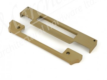 ½" Rebate Kit for Euro Sash Lock - Satin Brass