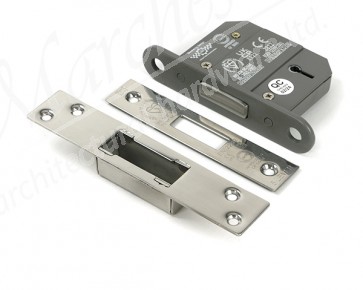 2½" 5 Lever BS Dead Lock KA - Polished Chrome