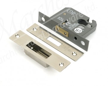 2½" Euro Profile Dead Lock - Polished Nickel