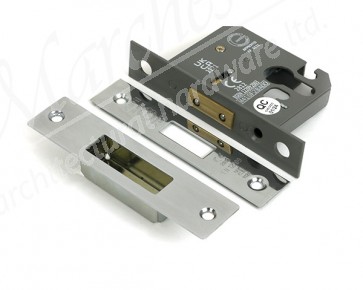 2½" Euro Profile Dead Lock - Polished Stainless Steel