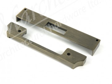 ½" Rebate Kit for Euro Dead Lock - Aged Brass