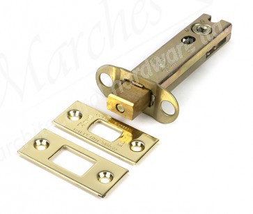 4" Heavy Duty Tubular Deadbolt - Polished Brass