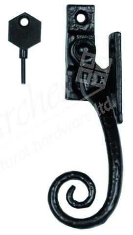 Kirkpatrick (1165) Monkeytail Locking Fastener - Black