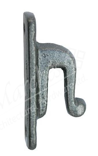 Kirkpatrick (HP) Hook Plate For Window Fasteners - Pewter