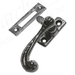 Kirkpatrick (1121) Rose Head Fastener With M/P - Black