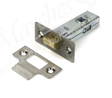 2½" Tubular Mortice Latch - Pewter Patina