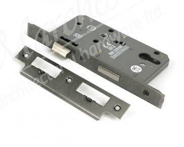 Euro Din Sash Lock - 60mm Backset/72mm Centre - Pewter Patina