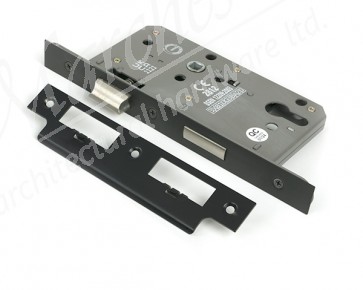 Euro Din Sash Lock - 60mm Backset/72mm Centre - Aged Bronze