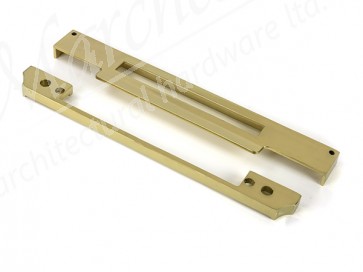 ½" Rebate Kit for Euro Din Sash Lock - Polished Brass