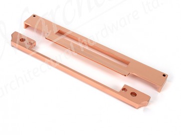 ½" Rebate Kit for Euro Din Sash Lock - Polished Bronze