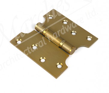 4" x 2" x 4"  Parliament Hinge (pair) ss - Satin Brass