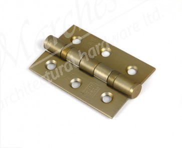 3" Ball Bearing Butt Hinge (Pair) ss - Satin Brass