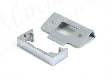 ½" Rebate Kit for Tubular Mortice Latch - Polished Chrome