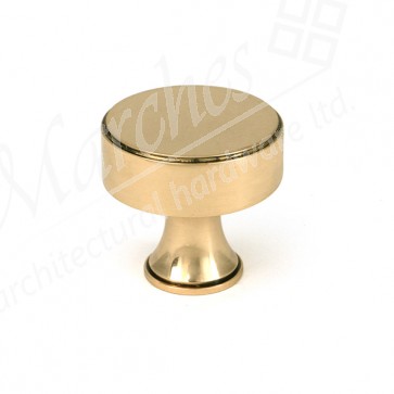 Scully Cabinet Knob - 32mm - Polished Bronze