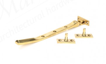 Art Deco 8" Stay - Polished Brass
