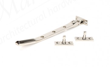 Art Deco 8" Stay - Polished Nickel