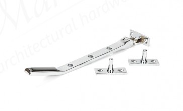 Art Deco 8" Stay - Polished Chrome
