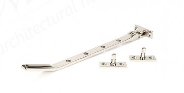 Art Deco Stay - Polished Nickel - Various Sizes