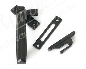 Locking Art Deco Fastener - LH - Aged Bronze