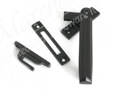 Locking Art Deco Fastener - RH - Aged Bronze