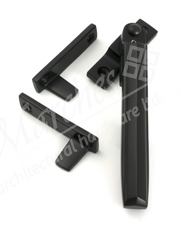 Night-Vent Locking Art Deco Fastener - Aged Bronze