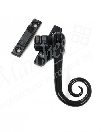 Night-Vent Locking Monkeytail Fastener (Steel Window) - Black