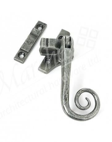 Night-Vent Locking Monkeytail Fastener (Steel Window) - Pewter Patina