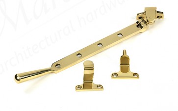 10" Newbury Stay (Steel Window) - Polished Brass