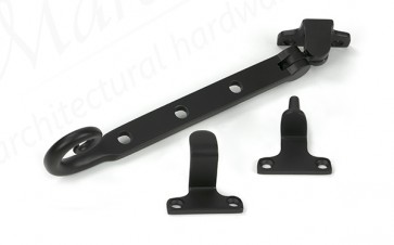 8" Monkeytail Stay (Steel Window) - Aged Bronze