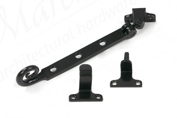 8" Monkeytail Stay (Steel Window) - Black
