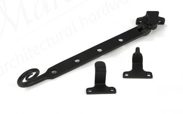 10" Monkeytail Stay (Steel Window) - Aged Bronze