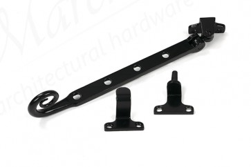10" Monkeytail Stay (Steel Window) - Black