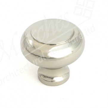Regency Cabinet Knob - Polished Nickel - Various Sizes
