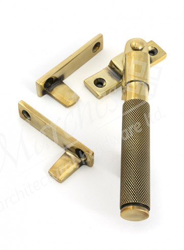Night-Vent Locking Brompton Fastener - Aged Brass