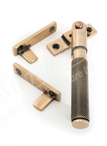 Night-Vent Locking Brompton Fastener - Polished Bronze