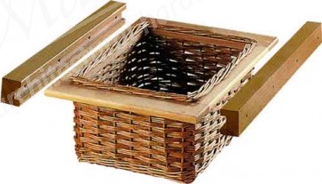 Wicker Basket+runner Set