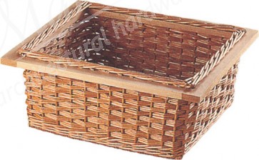 Wicker baskets, for 400-600 mm width cabinets