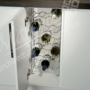 Wine Rack 618x256x172mm Chr