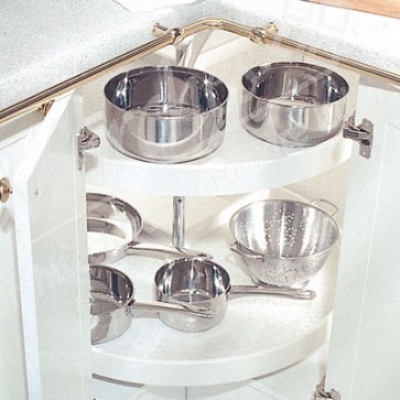 3/4 Carousel 667-713mmH/720mmD Std White