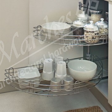 Pull-out 1/2 Carousel 760mm Dia Pcp