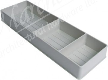 Plastic Detergent Holder Alu Grey