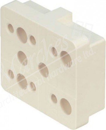 MOOVIT Spacer Block White Plastic