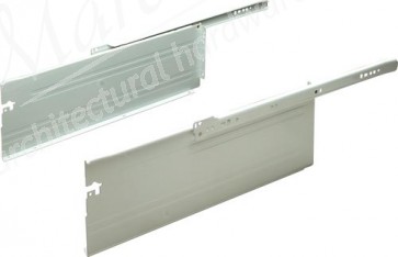 Metal Drawr Side Wht 149/350mm